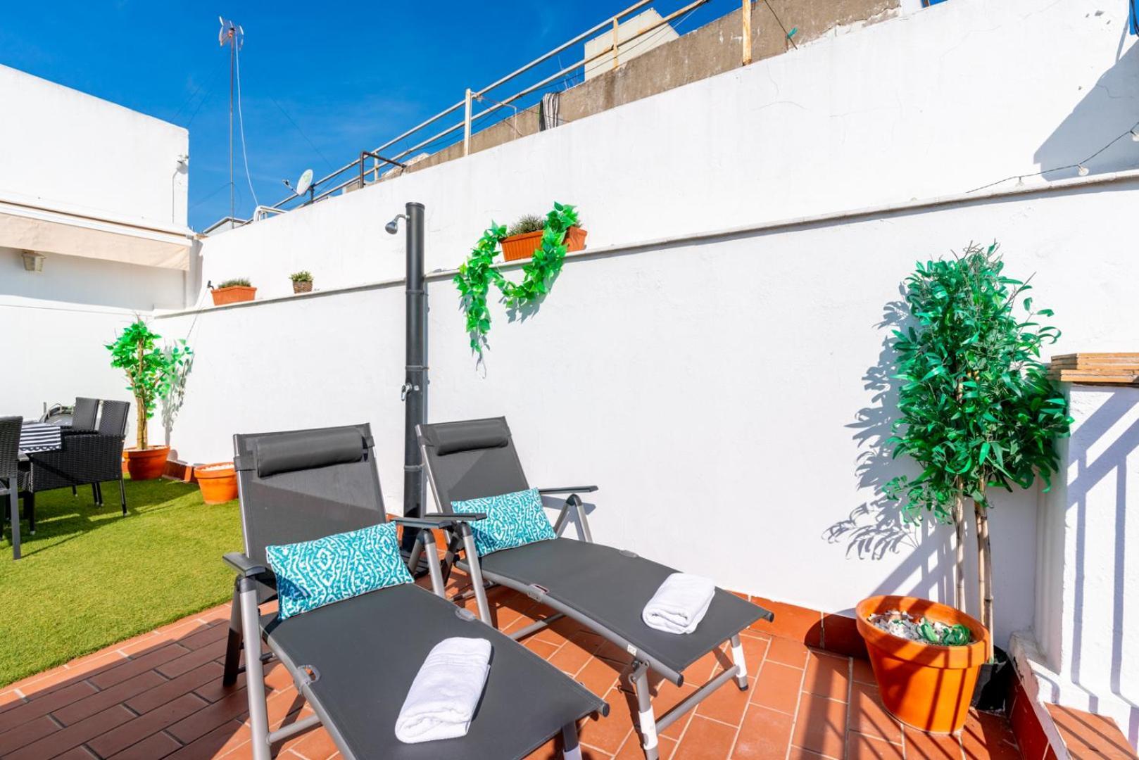 Atgr Luminoso Atico Con Terraza, Calle Antonia Diaz إشبيلية المظهر الخارجي الصورة